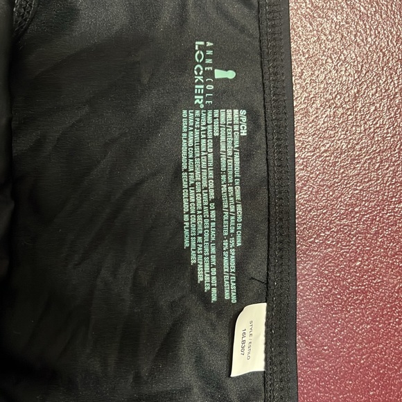 NWT Anne Cole Locker Basic Black Bikini Swimsuit Bottom Womens Size Small - Picture 3 of 3